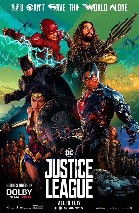 Justice League 2017 Poster Dceu Dc Extended Universe Photo