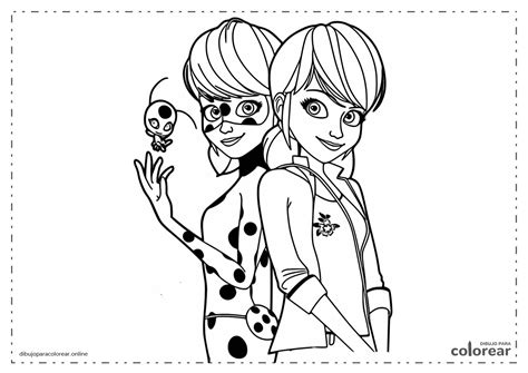 Ladybug Marinette Dupain Cheng Dibujo Para Colorear 5508 The Best