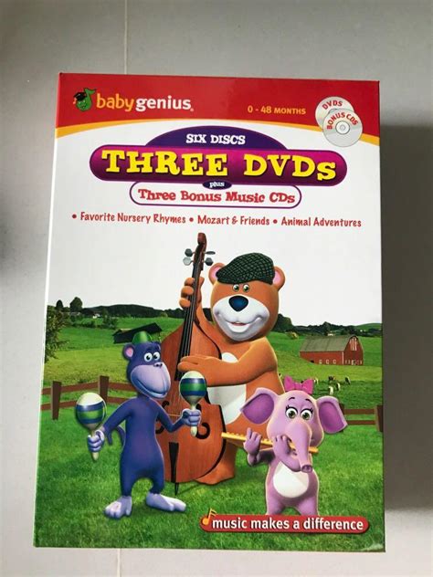 Baby Genius Dvd Set Hobbies And Toys Music And Media Cds And Dvds On Carousell