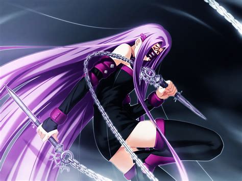 Fate Series Fatestay Night Purple Hair Rider Type Moon Weapon