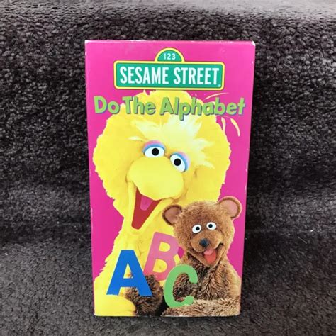 Sesame Street Do The Alphabet Vhs 1996 Vintage Oop Rare Sony Wonder