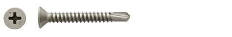 Countersunk Head Mrx® Stainless Steel Self Drilling Screws Tri Fixx