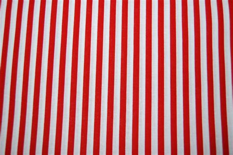 Stripe Festival Red And White Stripe Small Cotton Fabric