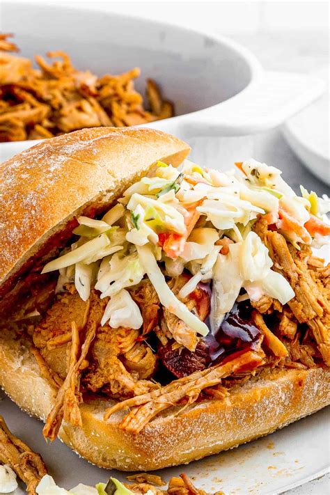 Instant Pot Pulled Pork With Coleslaw Easy Weeknight Recipes