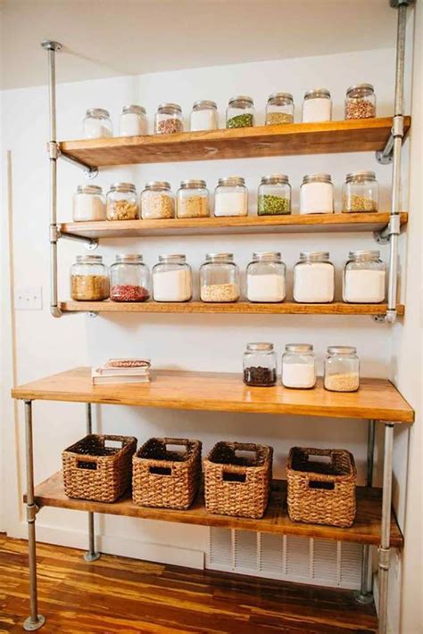 Such as png, jpg, animated gifs, pic art, logo, black and white, transparent, etc. 45+ DIY Pantry Shelves Built with Pipe & Fittings ...