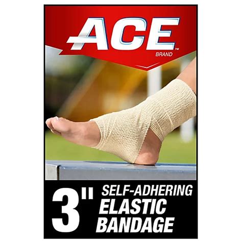 Ace Elastic Bandage Self Adhering 3 Inches Each Safeway