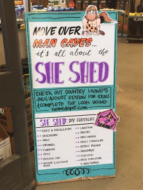 Move Over Man Cavesits All About The She Shed Sheshed