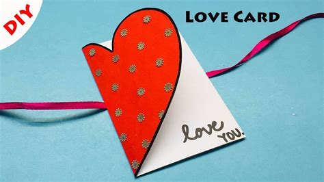 Love Greeting Cards Latest Design Handmade How To Make A Love Card