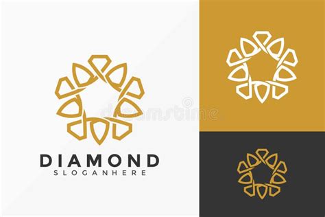 Elegant Diamond Jewellery Logo Design Minimalist Modern Logos Designs