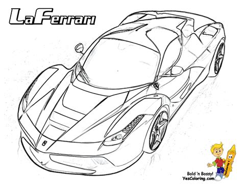 34 Dessins De Coloriage Ferrari à Imprimer Sur Page 2