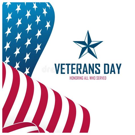 Veterans Day United States Veterans Day Celebrate Card With Waving