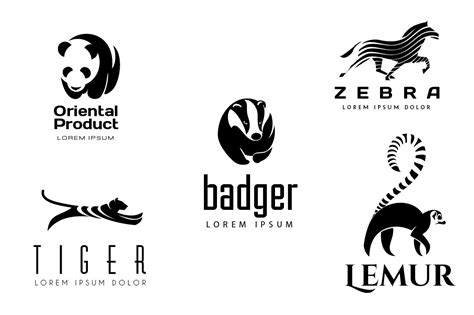 Animal Logos Set 2 Branding And Logo Templates Creative Market
