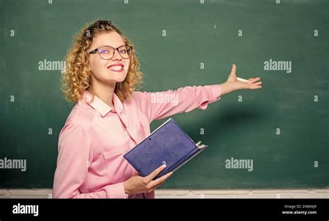 Pedagogue Hold Book And Explaining Information Teacher Explain Hard