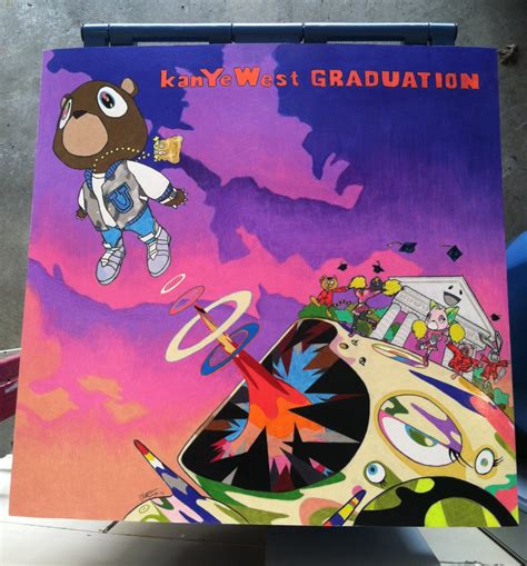 Kanye West Graduation Hand Drawn Artwork By Ingramillustrations