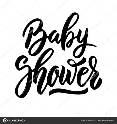Humanitarian icons 2 240 gratis. Baby shower. Hand drawn lettering phrase isolated on white ...