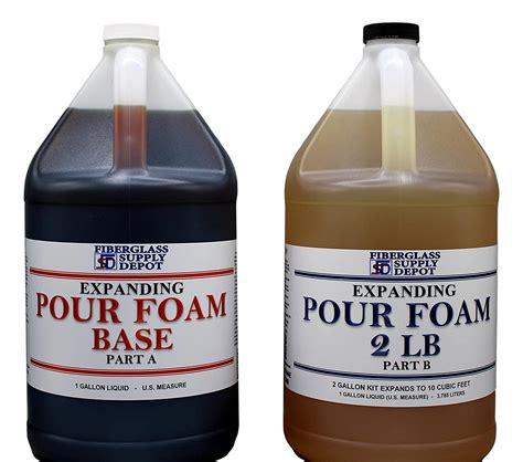 2 Lb Density Expanding Pour Foam 2 Part Polyurethane Closed Cell Liquid Foam For Boat And Dock