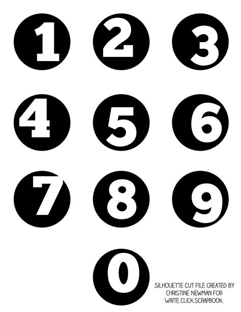 Printable Number Circles Printable Word Searches