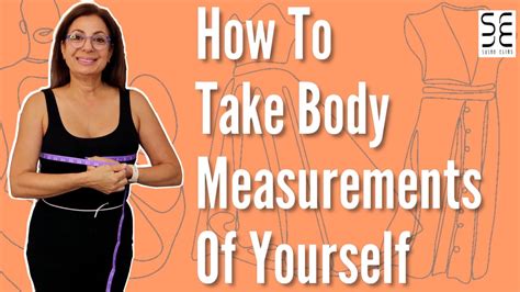 How To Take Body Measurements Of Yourself Way Of Body Measurement Youtube