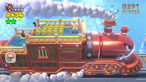 Super Mario 3d World World 3 Train The Bullet Bill Express Green