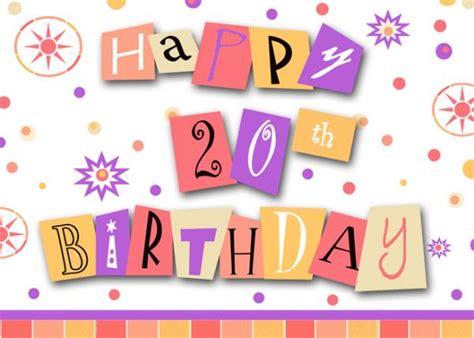 Birthday Wishes For Twenty Year Old