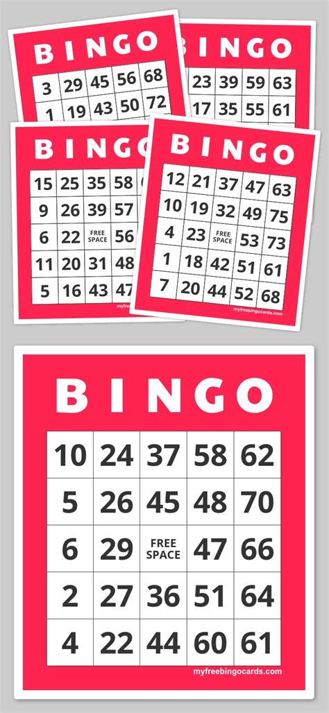 Make Your Own Free Bingo Cards At Free Printable