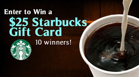 Enter To Win A 25 Starbucks T Card Ebates Blog