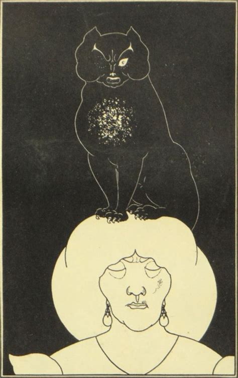 Aubrey Vincent Beardsley British 1872 1898 The Black Cat — For