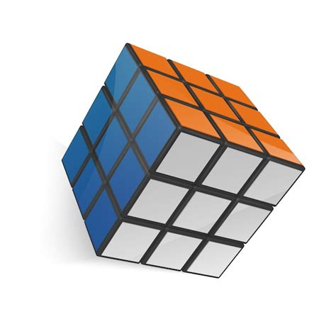 Rubik S Cube Premium Vector