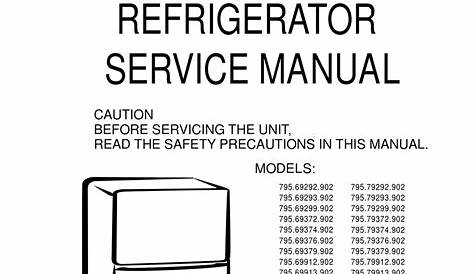 Kenmore Elite Refrigerator Wiring Diagram - Wiring Flash