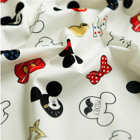 Disney Cotton Fabric Character Fabric By The Yard 44 Etsy