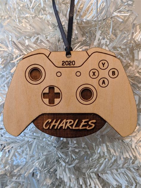 Xbox Controller Christmas Ornament Personalized With Name Etsy