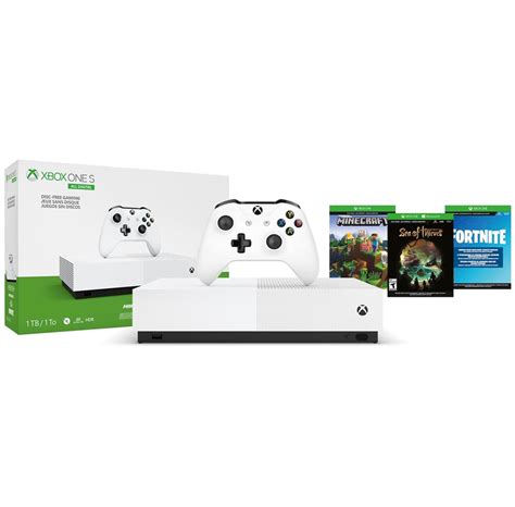 Microsoft Xbox One S All Digital Edition 1tb Fortnite Minecraft
