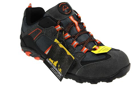 Most comfortable safety shoes in 2021. Mens Groundwork Lightweight Safety Steel Toe Cap Work ...