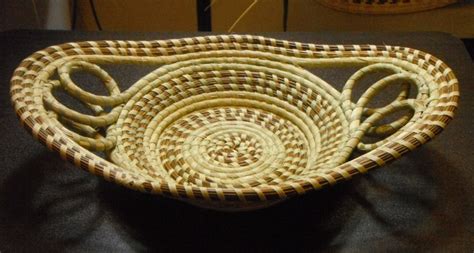 Gullah Sweetgrass Basket Triple Loop Fruit Bread Tray Etsy