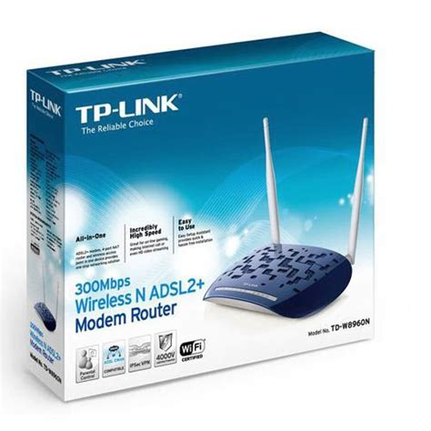 Tp Link Td W8960n 300mbps Wireless N Adsl2 Modem Router Mkh