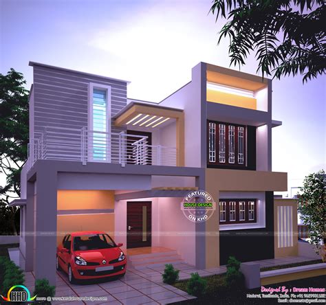 2850 Sqft Ultra Modern House Elevation Kerala Home