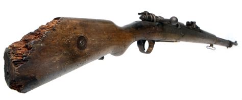 Deactivated Wwi Battlefield Recovered German Gew98 Rifle Axis