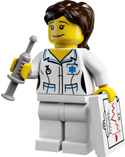 Lego Mini Figures Lego 8683 Series 1 Minifigure Nurse
