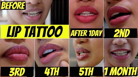 Inner Lip Tattoo Healing Stages Juiced Site Pictures