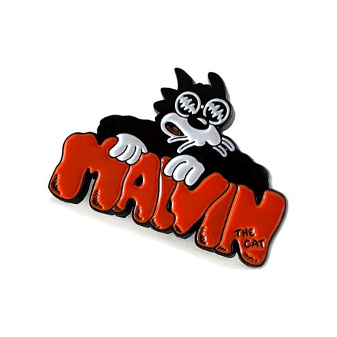 Malvin The Cat Pin Floor Van Het Nederend