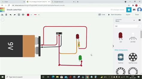 Two Way Working Of Slide Switch In Tinkercad Youtube