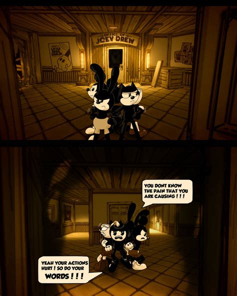 bendy against the principal by t b0 on deviantart
