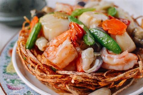 Chinese Seafood Bird Nest Recipe Chinese Seafood Recipe Cantonese
