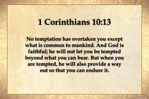 1 Corinthians 10 13 Scripture On The Walls