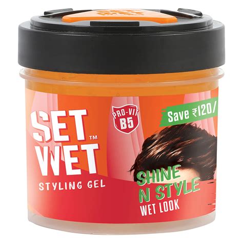 Set Wet Hair Styling Gel Wet Look 250ml 1 Pack Ship From India