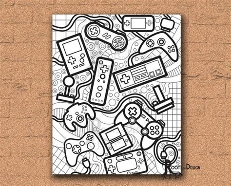Download, and download it in your computer. INSTANT DOWNLOAD Coloring Page - Video Game Controllers ...