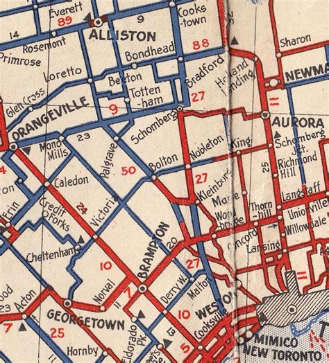 Ontario Highway Route Map The King S Highways Of Ontario