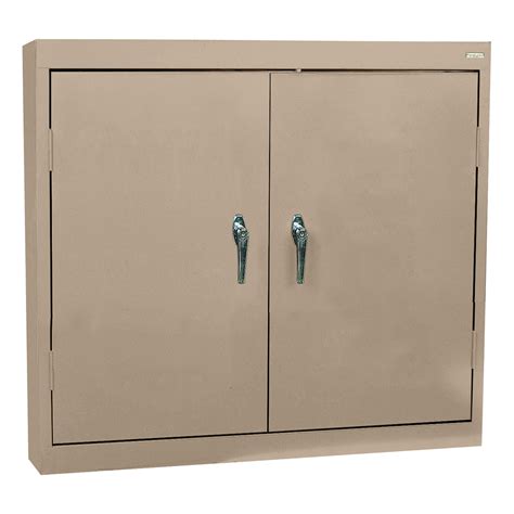 Opening the door to a greener future. Sandusky Lee Welded Steel Wall Cabinet — Solid Doors, 36in ...