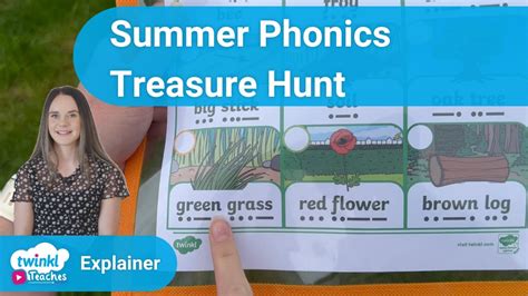 Summer Phonics Outdoor Treasure Hunt Youtube