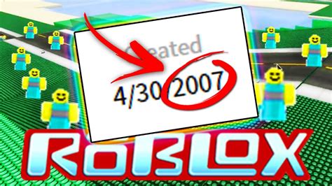 The oldest Roblox game!? - YouTube